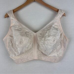 44G Ivory Playtex 18 Hour Ultimate Shoulder Comfort Wireless Bra 4693 NEW Smooth
